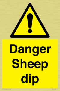 Danger Sheep dip